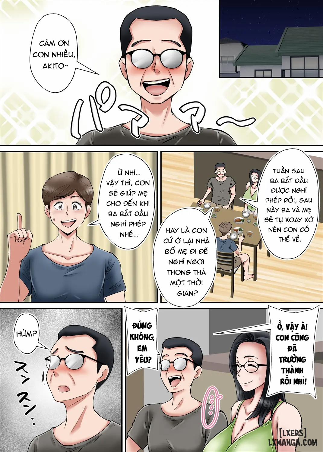 Haha no Sango Oppai ni Miserarete Oneshot trang 37