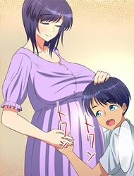 Đọc truyện tranh Hahabote! Dougan Kyonyuu Okaasan Ga Musuko Ni Haramasarete Shiawase Ni Naru Hanashi