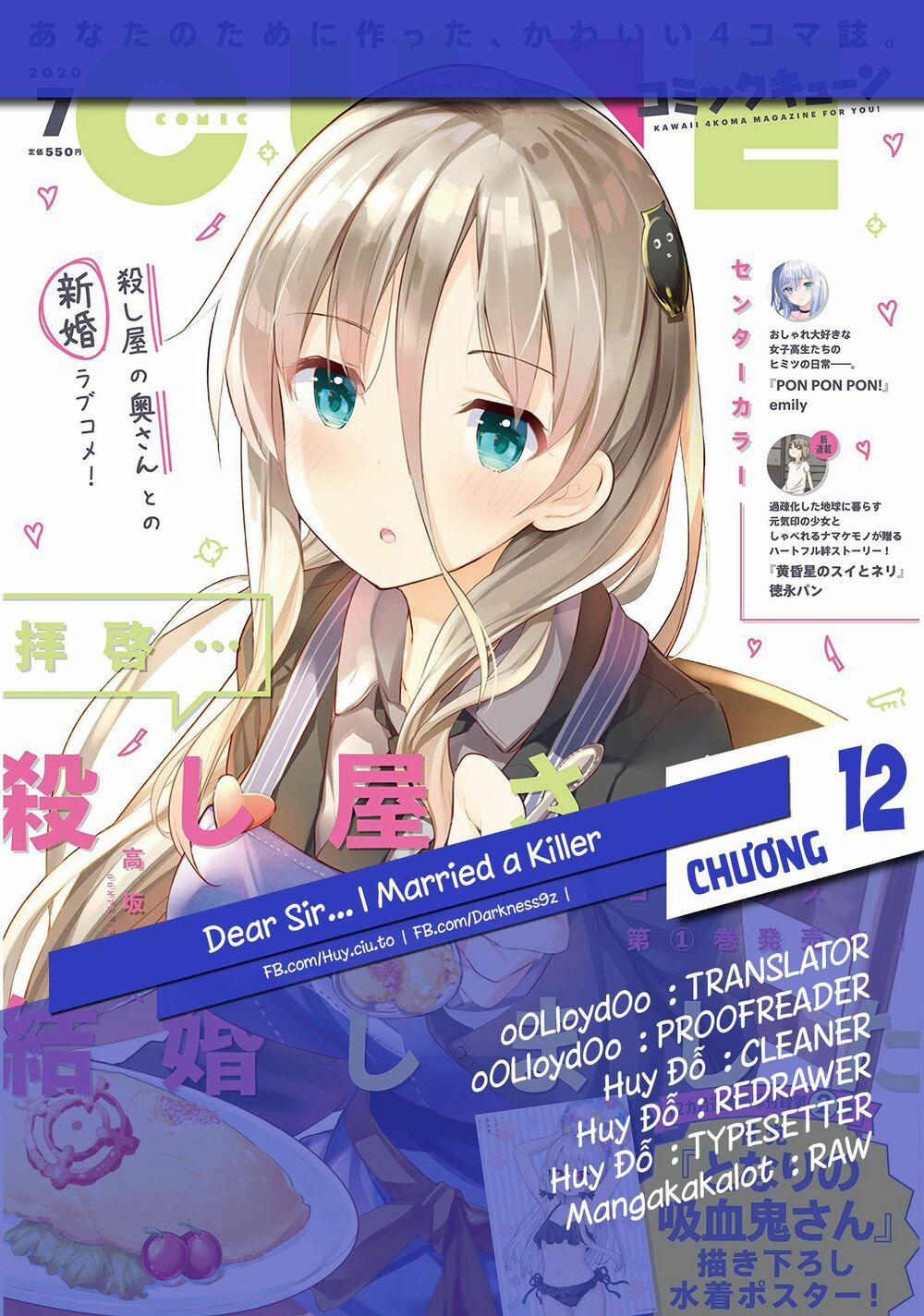 Haikei… Koroshiyasan To Kekkonshimashita 12 trang 0