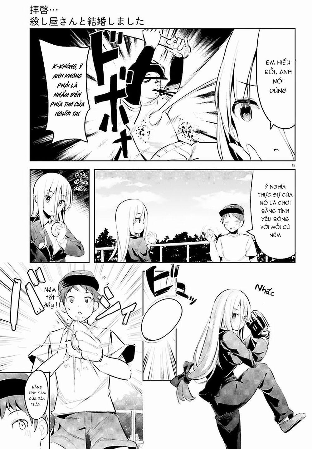 Haikei… Koroshiyasan To Kekkonshimashita 13 trang 15