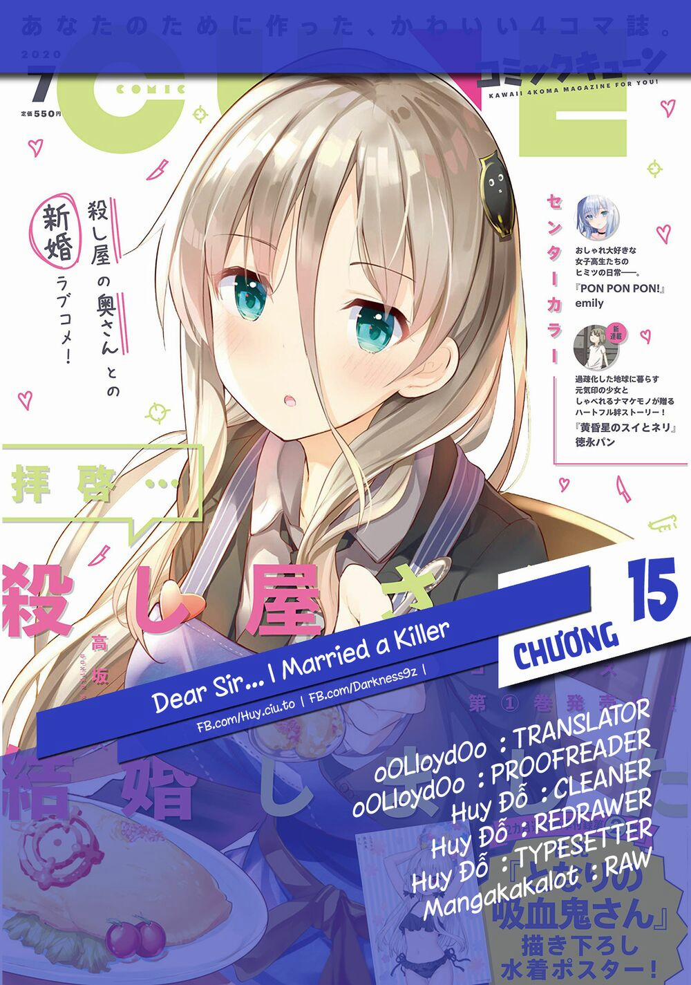 Haikei… Koroshiyasan To Kekkonshimashita 15 trang 0