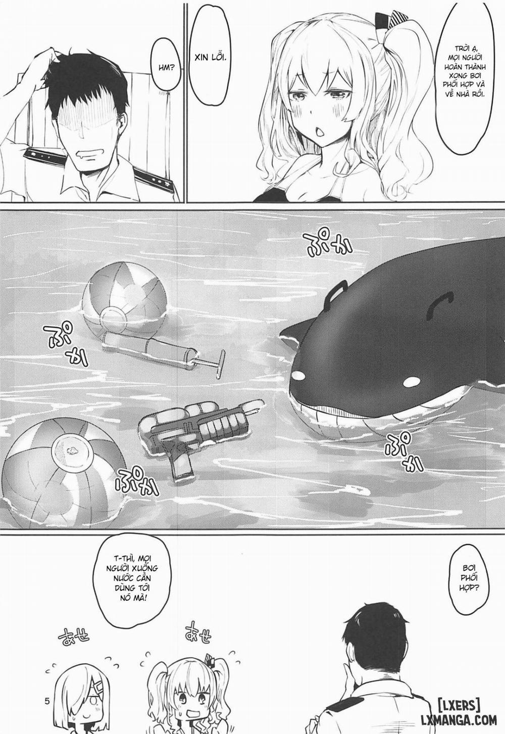 Hamakaze to Kashima to Kyouei Mizugi na Hon Oneshot trang 4
