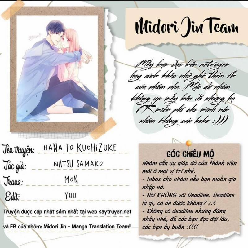 Hana To Kuchizuke 10 trang 2