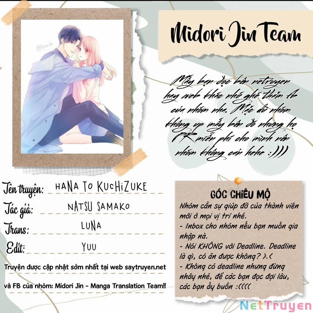 Hana To Kuchizuke 12.5 trang 0