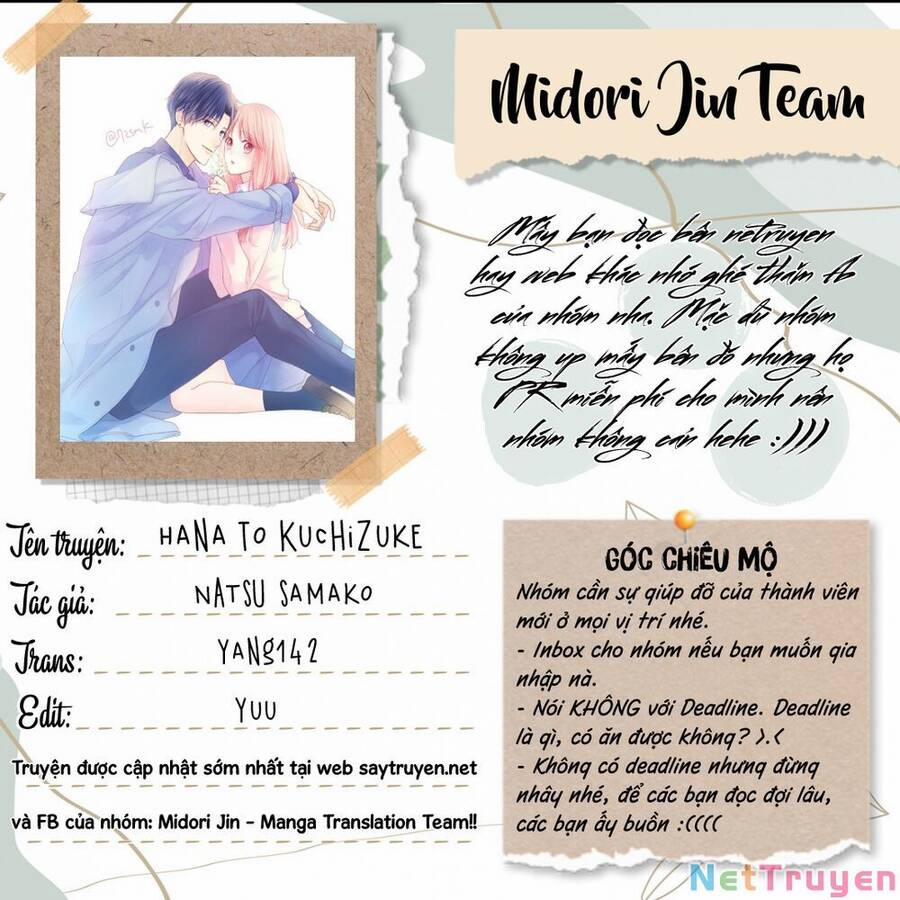 Hana To Kuchizuke 12 trang 1