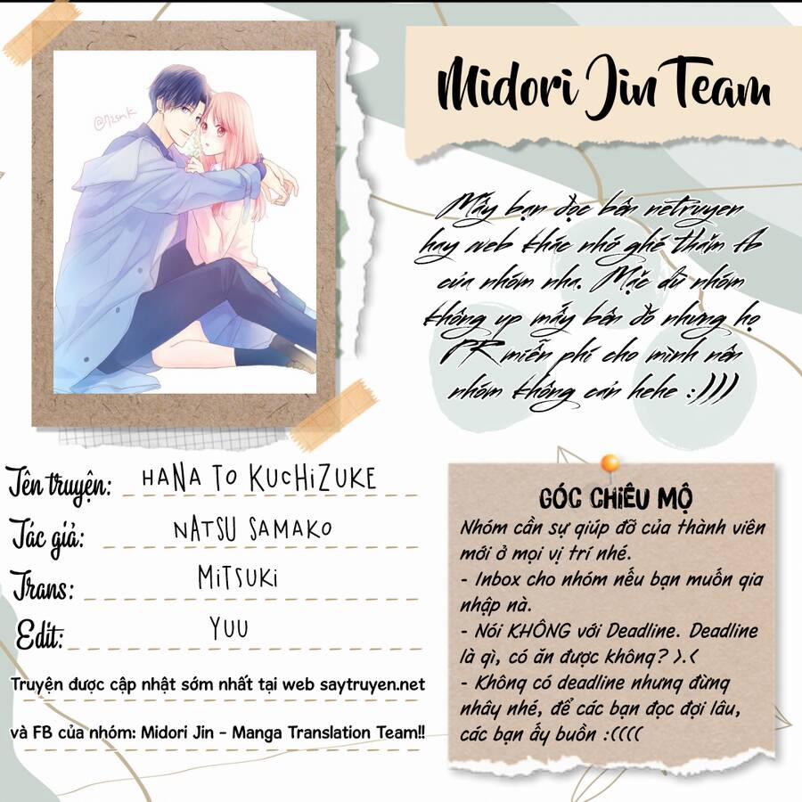 Hana To Kuchizuke 16 trang 1