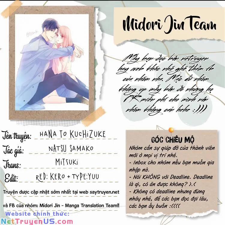 Hana To Kuchizuke 18 trang 1