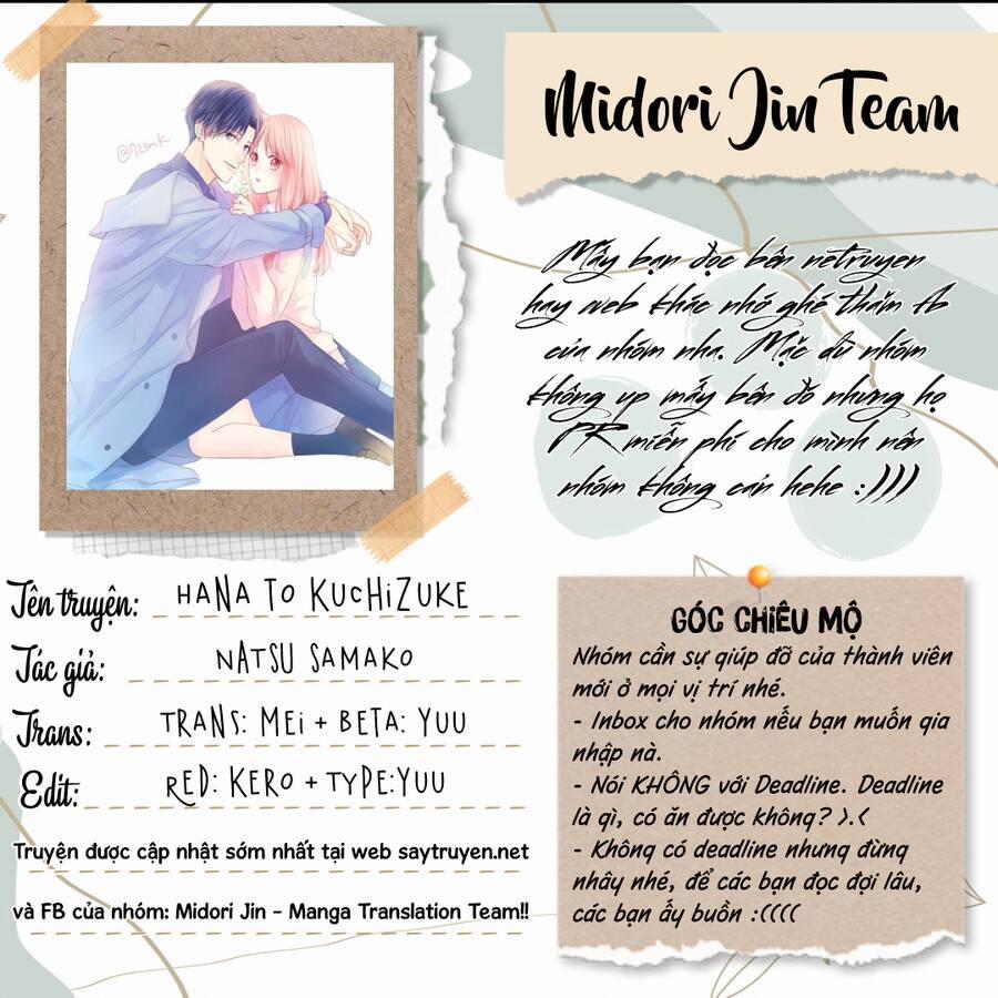 Hana To Kuchizuke 20 trang 1