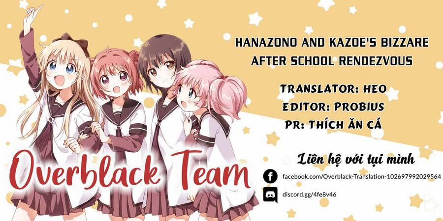 Hanazono And Kazoe’s Bizzare After School Rendezvous 14 trang 1