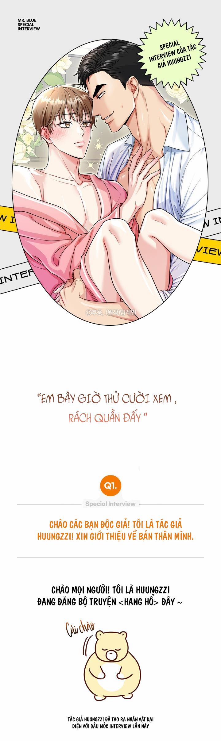 Hang Hổ 26.2 Lời tác giả trang 1