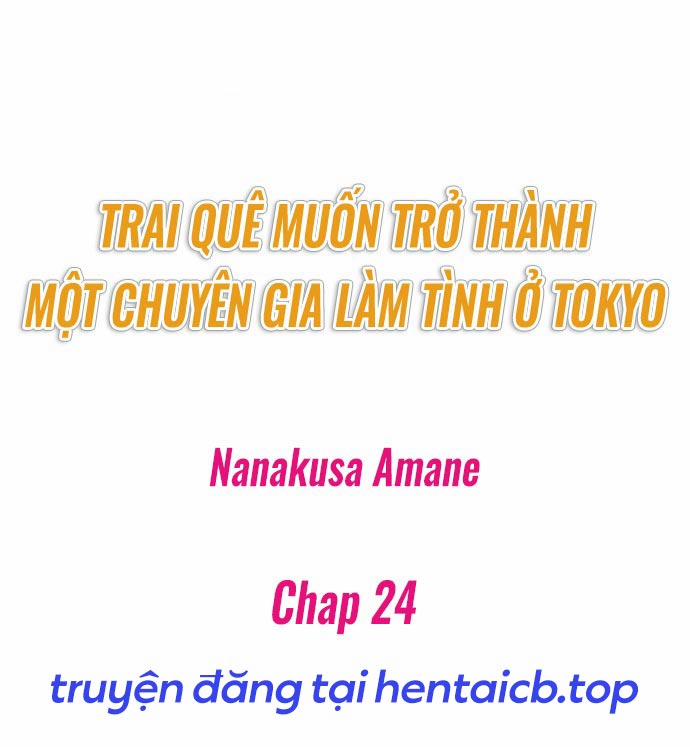 Hành Trình Thành Thánh Chịch Tokyo 24 trang 1