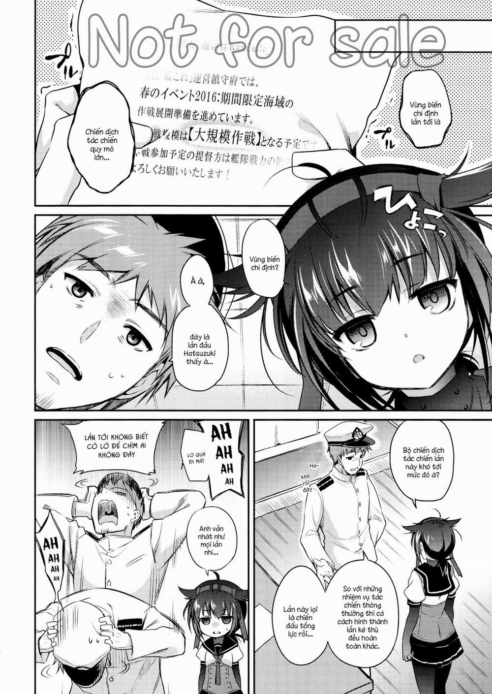 Hatsuzuki No Yoru Ni Kokoro Tokashite (Kancolle) Oneshot trang 4