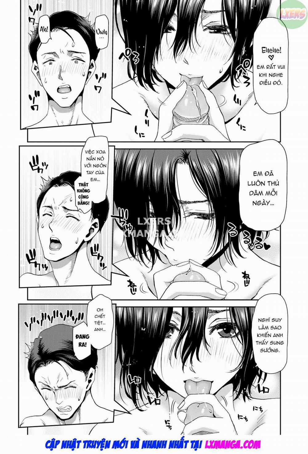 Hậu bối của tôi thực sự rất chủ động Oneshot trang 12