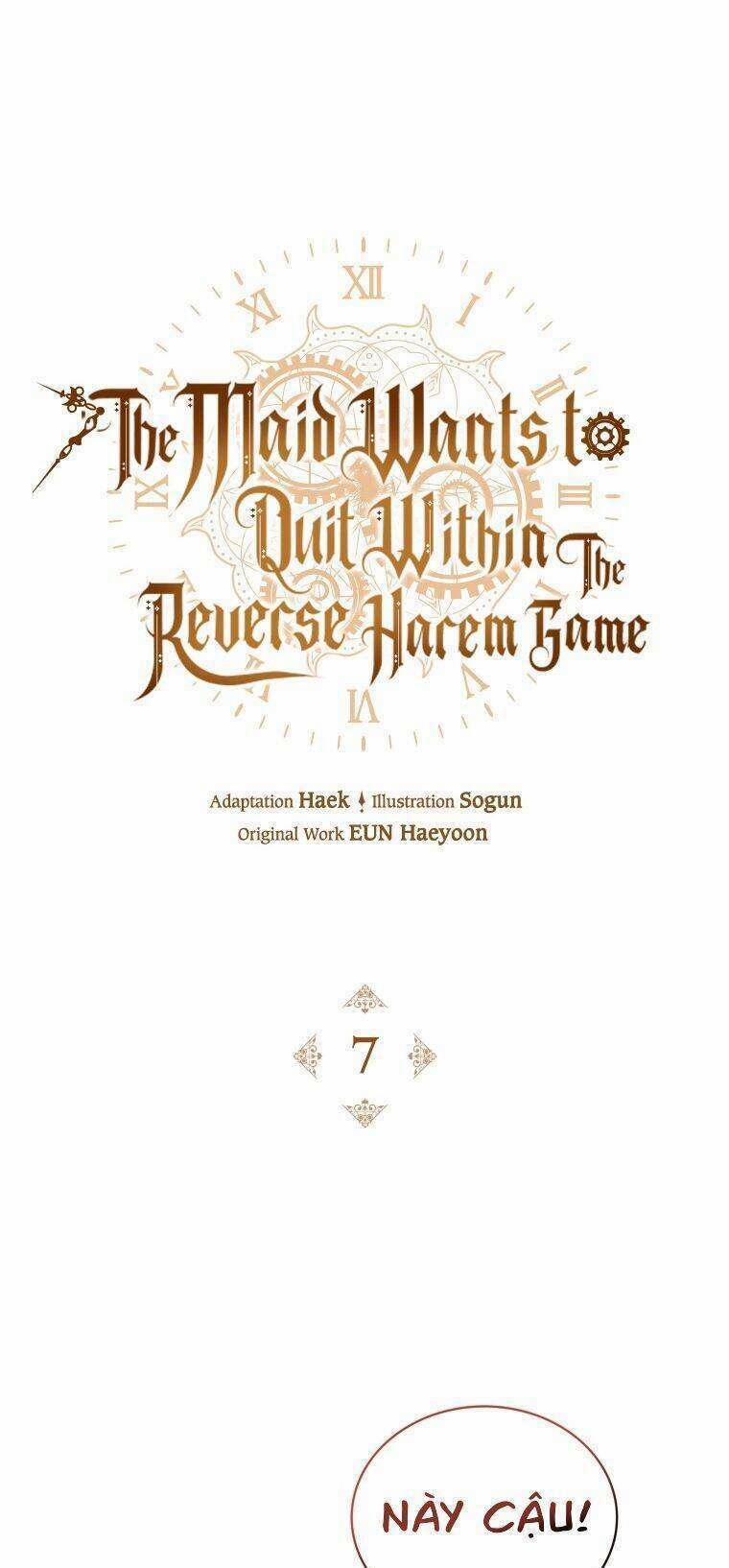 Hầu Gái Trong Trò Chơi Harem Ngược Muốn Nghỉ Việc 7 trang 7