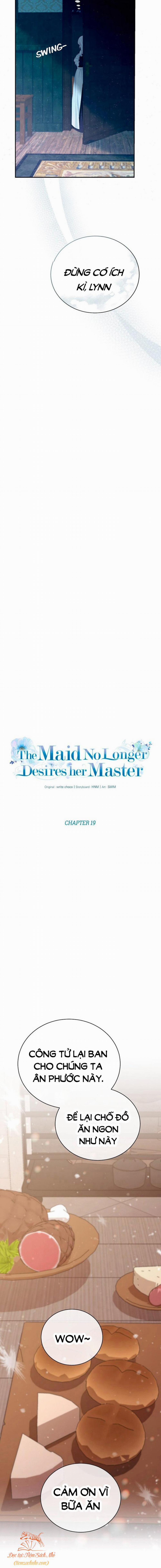 Hầu Nữ Không Còn Thèm Muốn Chủ Nhân Nữa 19 trang 4