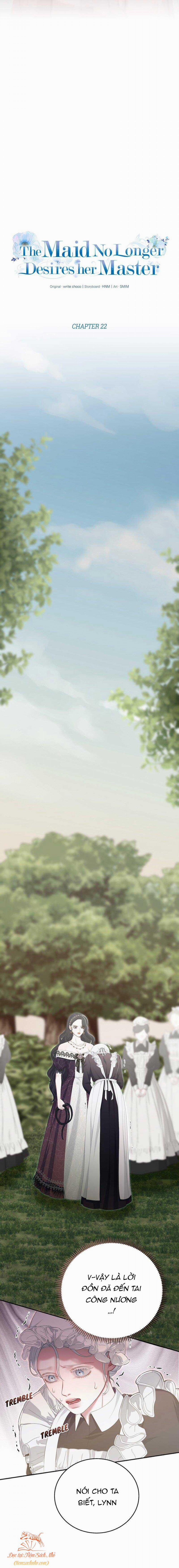 Hầu Nữ Không Còn Thèm Muốn Chủ Nhân Nữa 22 trang 2