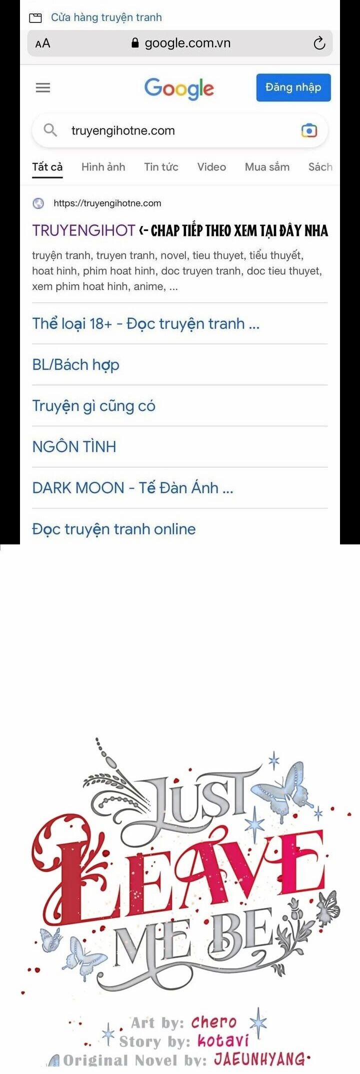 Hãy Bỏ Mặc Tôi 111 trang 1