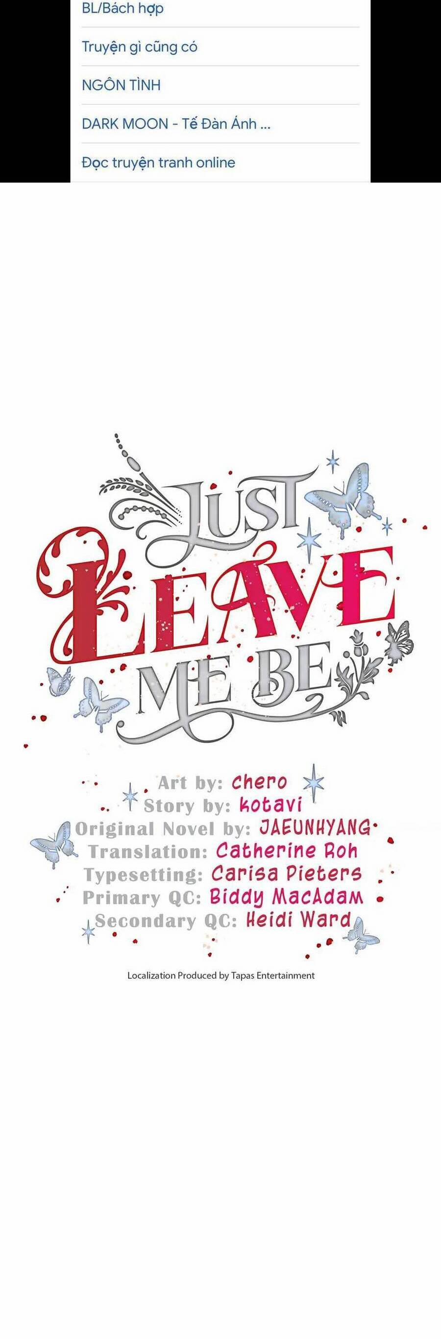 Hãy Bỏ Mặc Tôi 118 trang 1