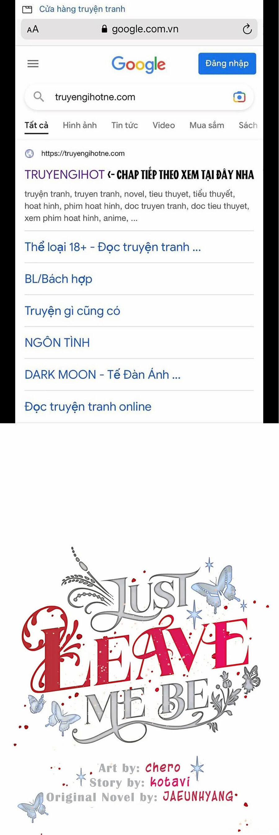 Hãy Bỏ Mặc Tôi 119 trang 1