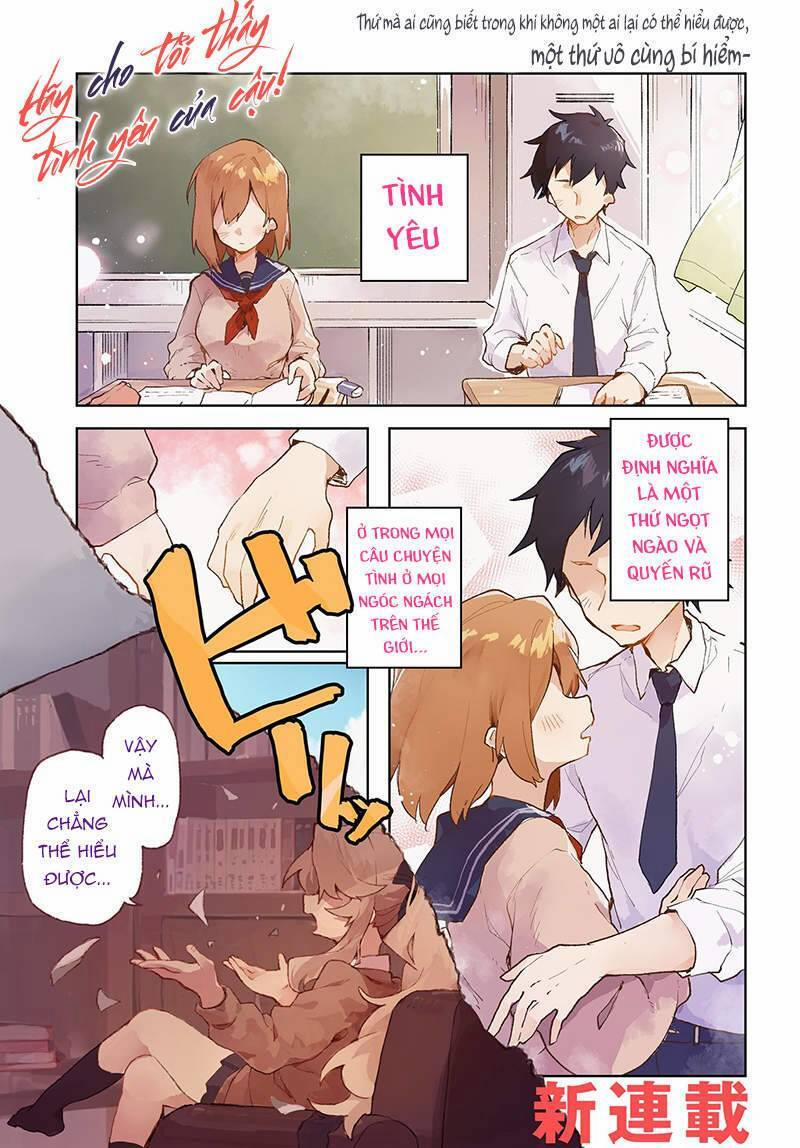 Hãy Cho Tôi Thấy Tình Yêu Của Cậu! 1 trang 1