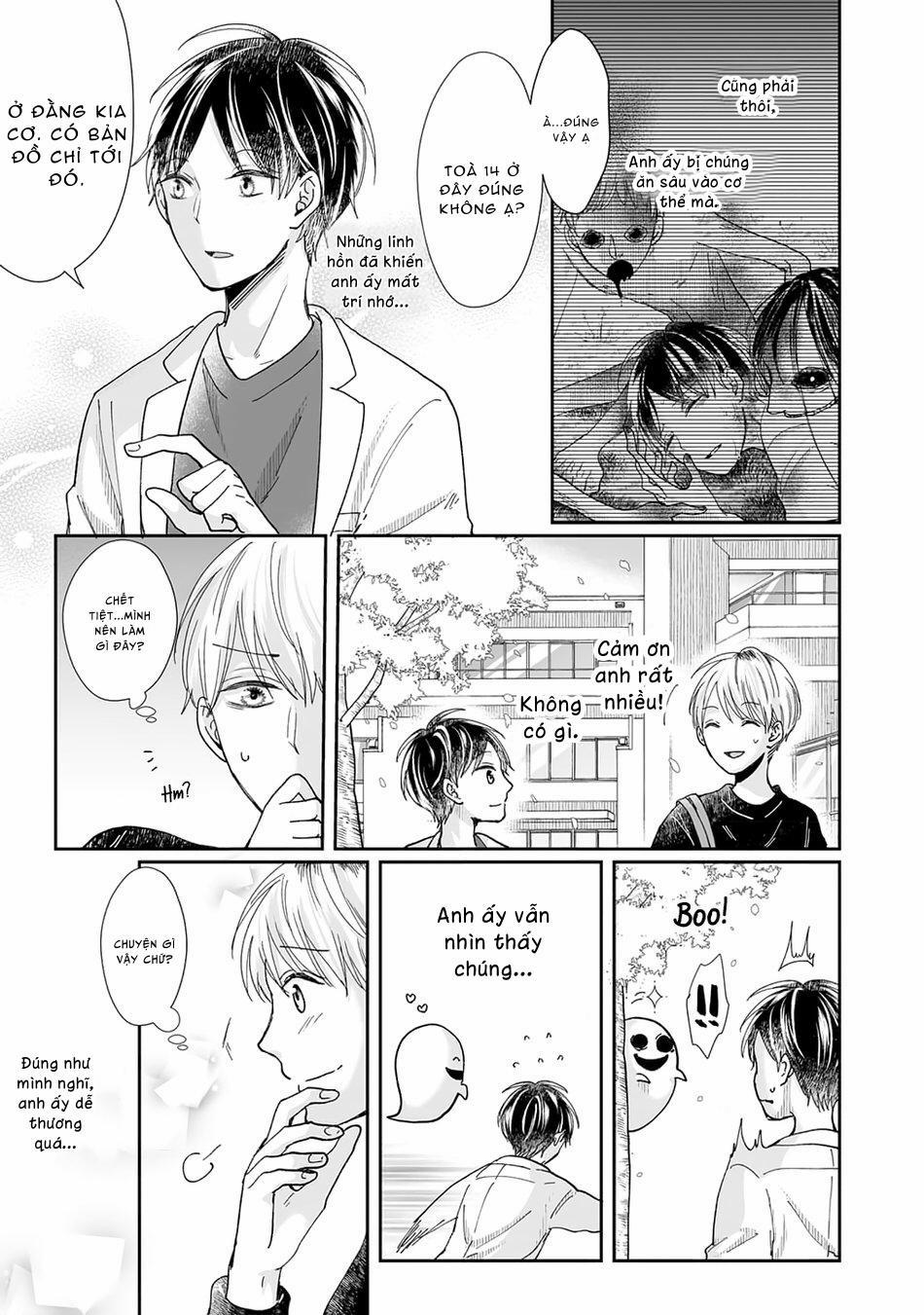 Hãy hẹn hò với tôi sau khi trừ được hồn ma đó nhé 10 trang 2