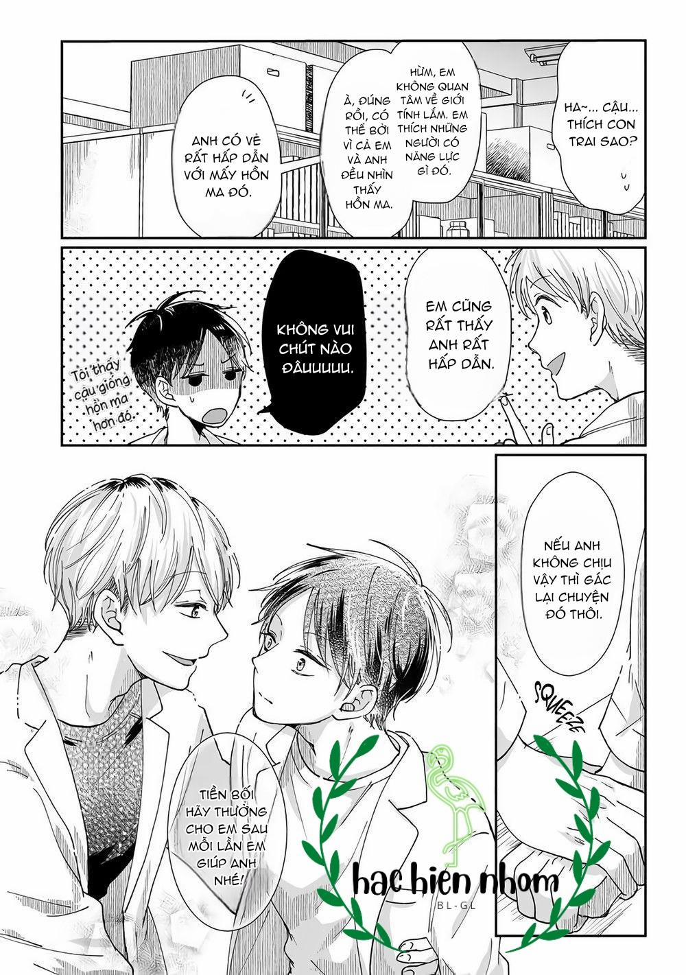 Hãy hẹn hò với tôi sau khi trừ được hồn ma đó nhé 2 trang 6