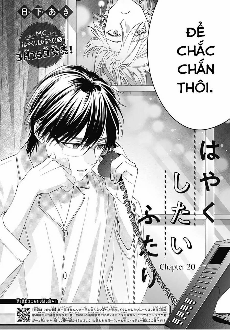 Hayaku Shitai Futari 20 trang 3