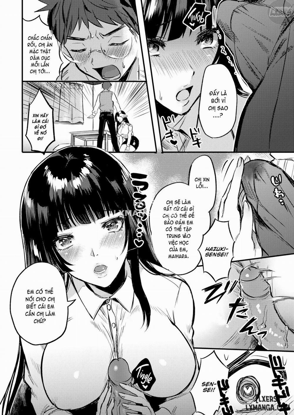 Hazuki-sensei's Too Sexy for Me to Concentrate Oneshot trang 3