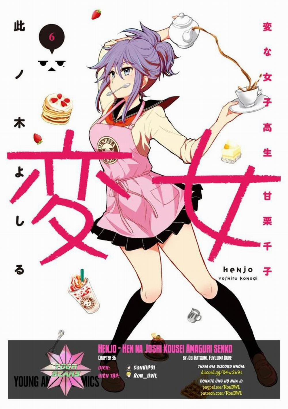 Henjo – Hen Na Joshi Kousei Amaguri Chiko 36 trang 0