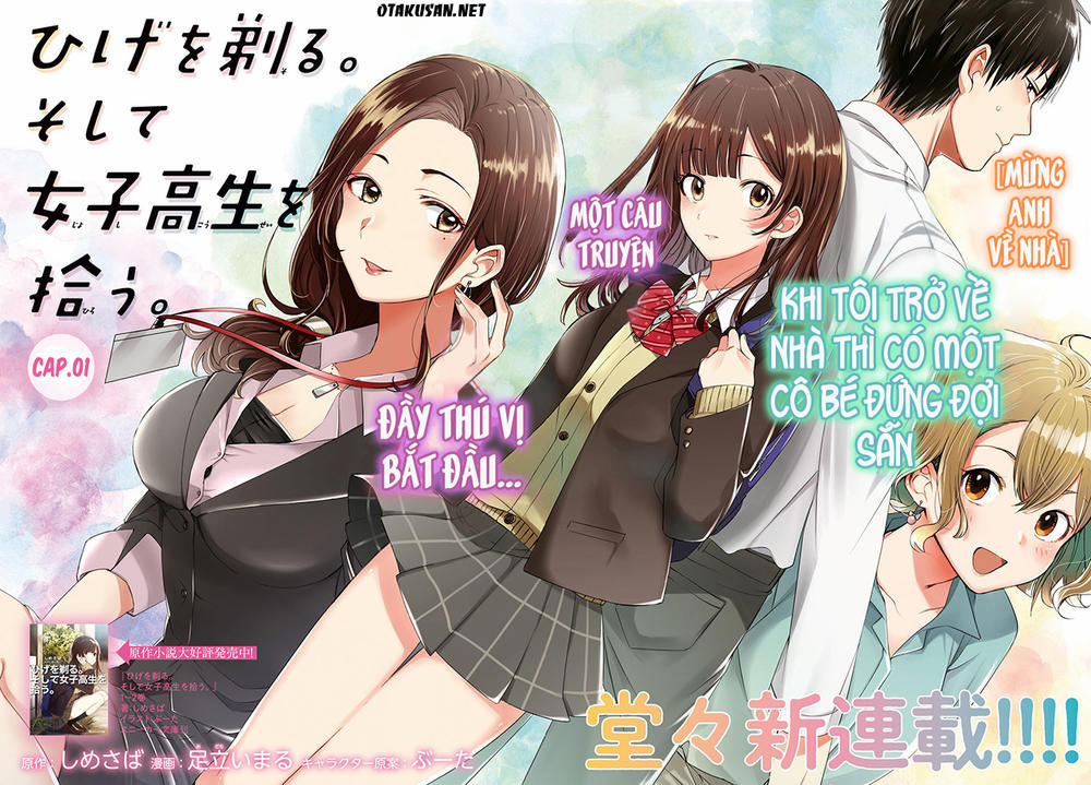 Hige Wo Soru. Soshite Joshikosei Wo Hirou 1 trang 2