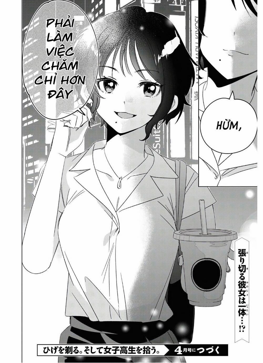 Hige Wo Soru. Soshite Joshikosei Wo Hirou 25 trang 35