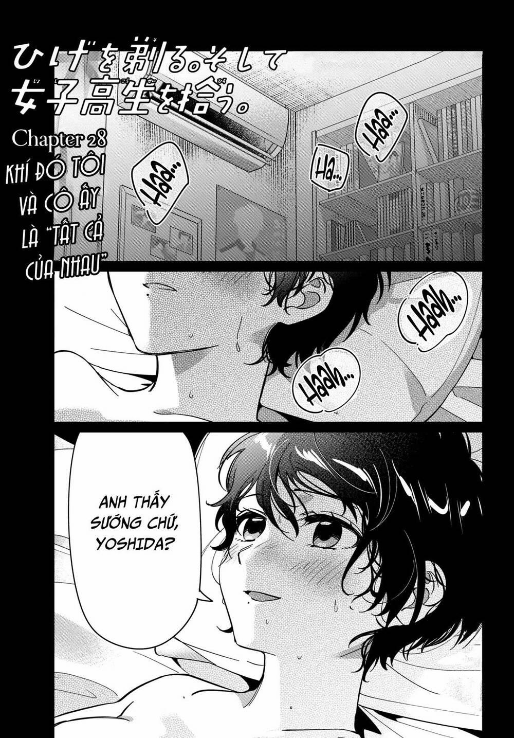 Hige Wo Soru. Soshite Joshikosei Wo Hirou 28 trang 3