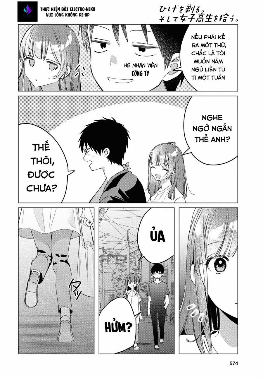 Hige Wo Soru. Soshite Joshikosei Wo Hirou 40 trang 5