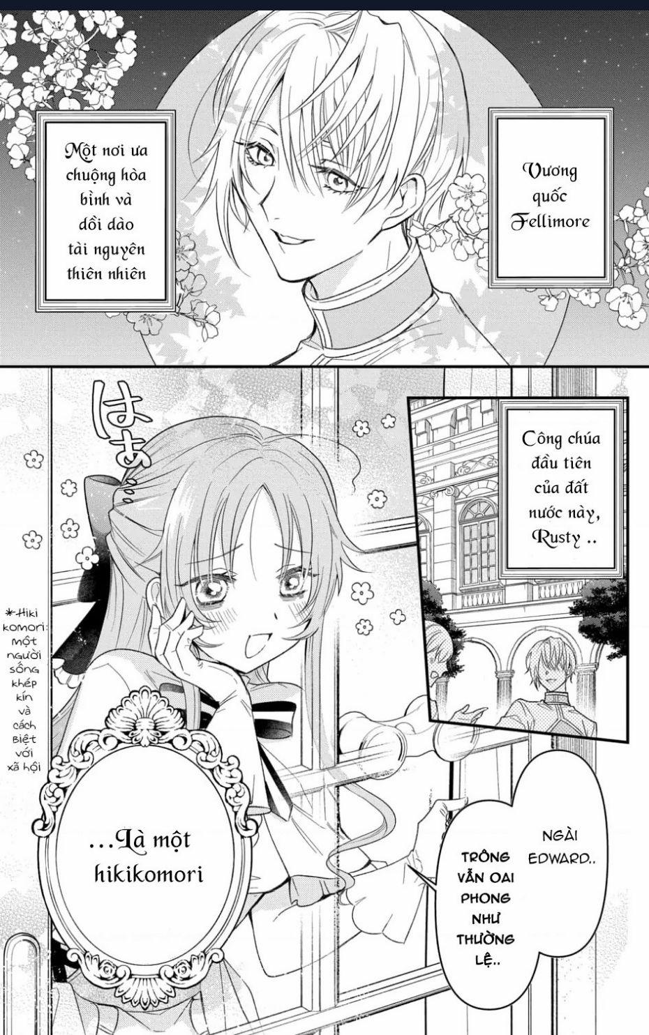 Hikikomori Hime To Dokuzetsu Kishi-Sama Chuong 1 trang 2