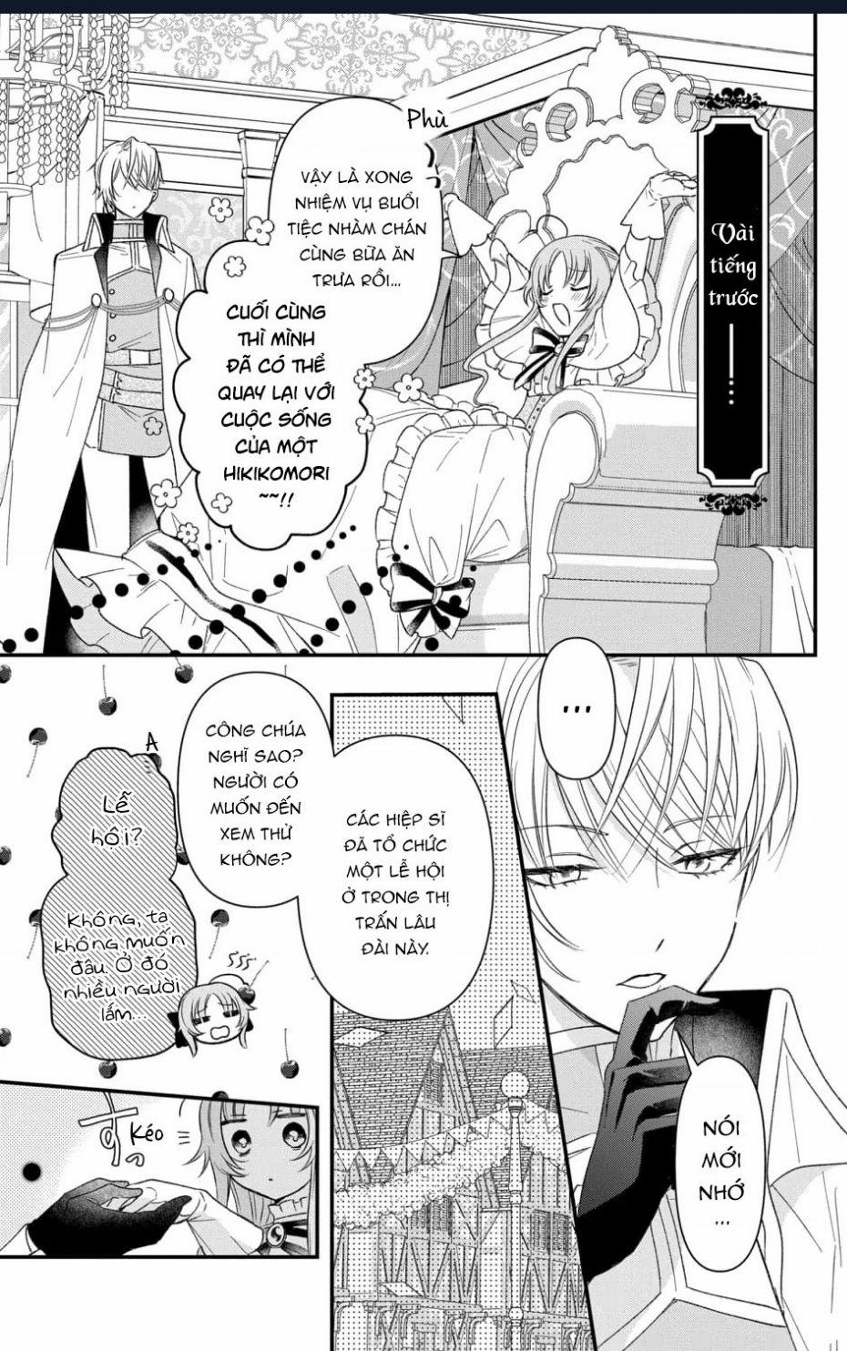 Hikikomori Hime To Dokuzetsu Kishi-Sama Chuong 3 trang 2