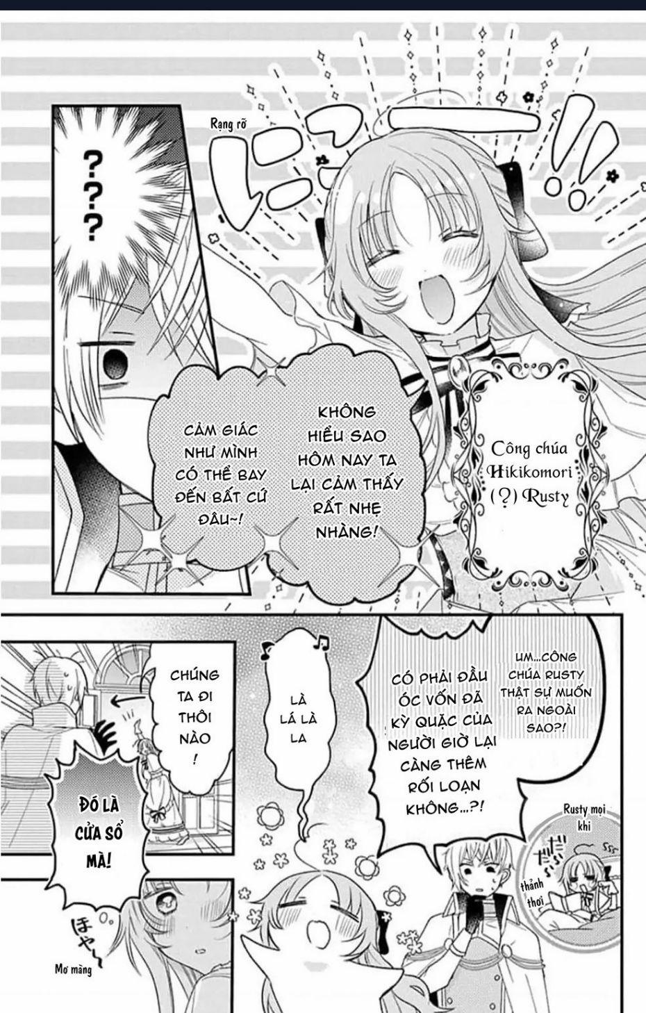 Hikikomori Hime To Dokuzetsu Kishi-Sama Chuong 4 trang 2