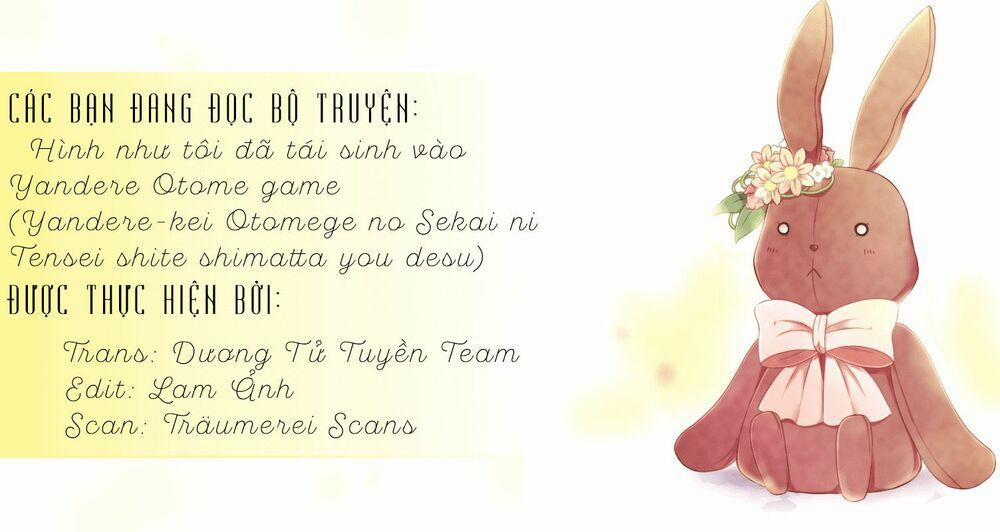 Hình Như Tôi Đã Tái Sinh Vào Yandere Otome Game 1 trang 1