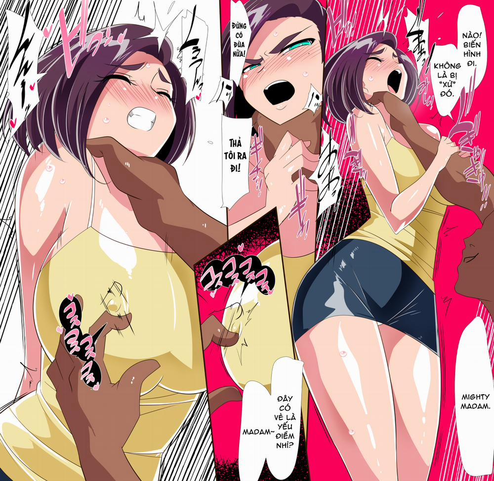 Hitozuma Choujin Mighty Madam! VS Saiin Yarichin Kaijin Zenpen Oneshot trang 11