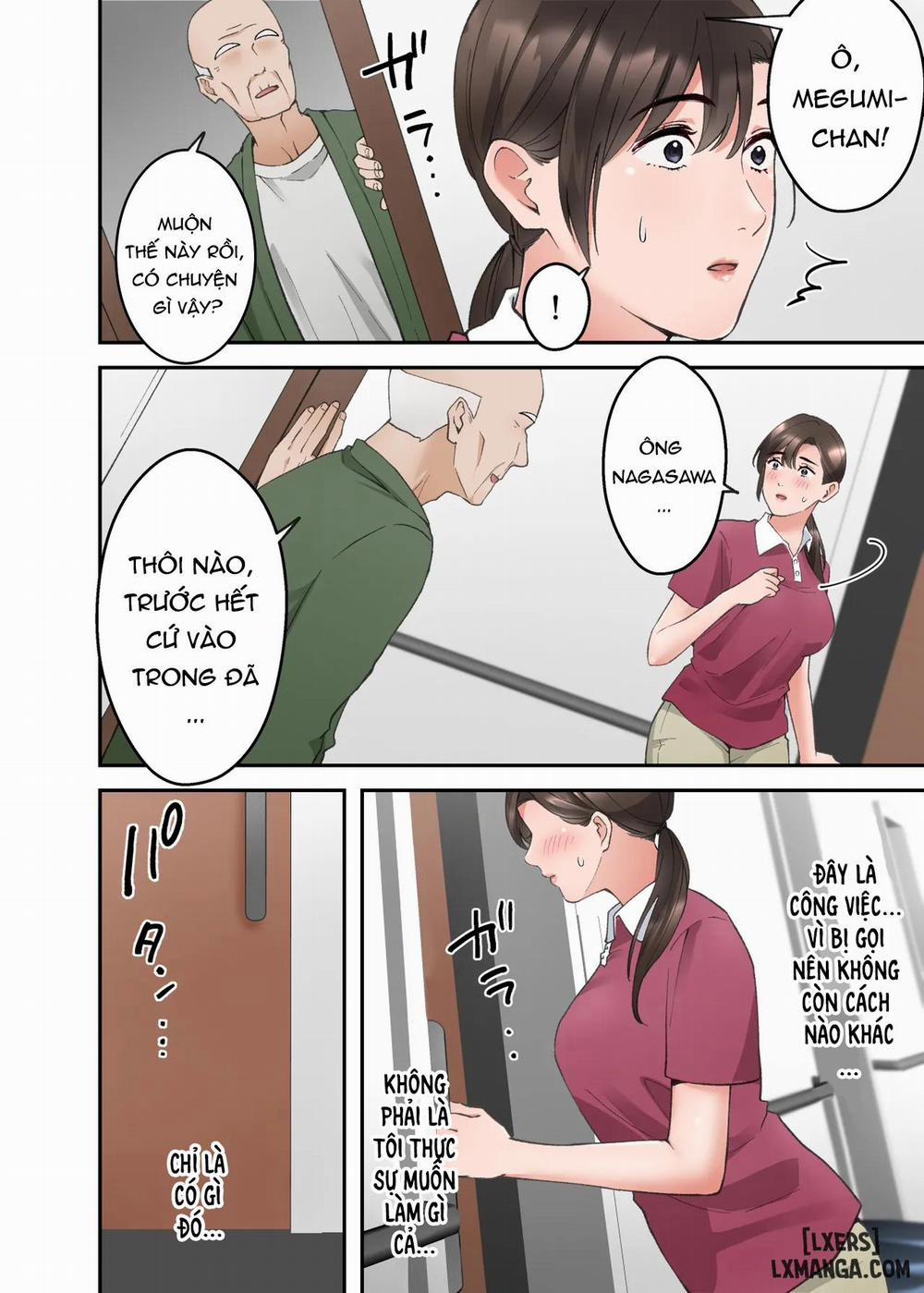 Hitozuma no Kaigoshi ga Yoboyobo Jii-san ni Ikasare Makuru Hanashi- Truyện Màu 3 trang 0