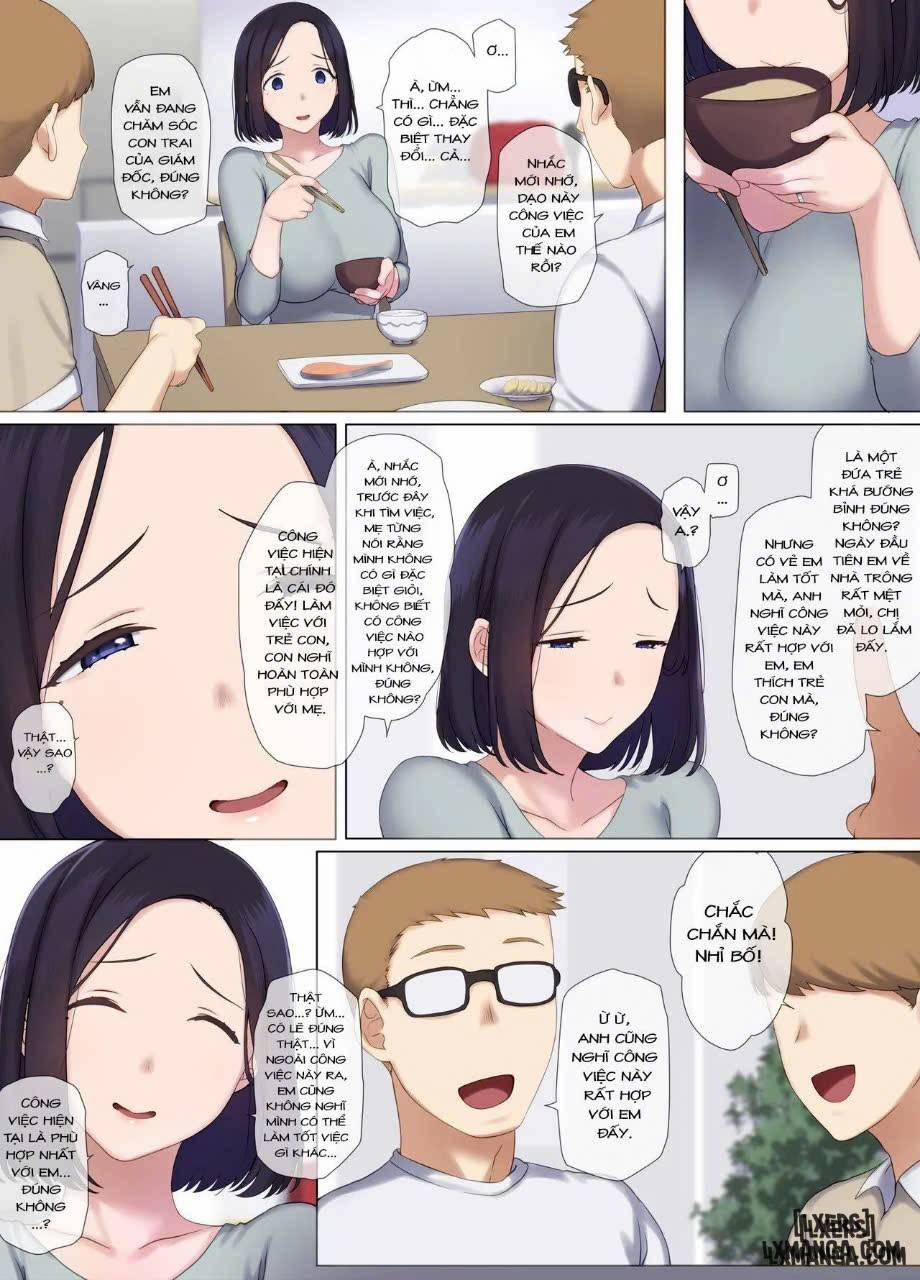 Hitozuma OL no Oshigoto wa Shachou no Musuko no Seishori Benki desu Oneshot trang 34