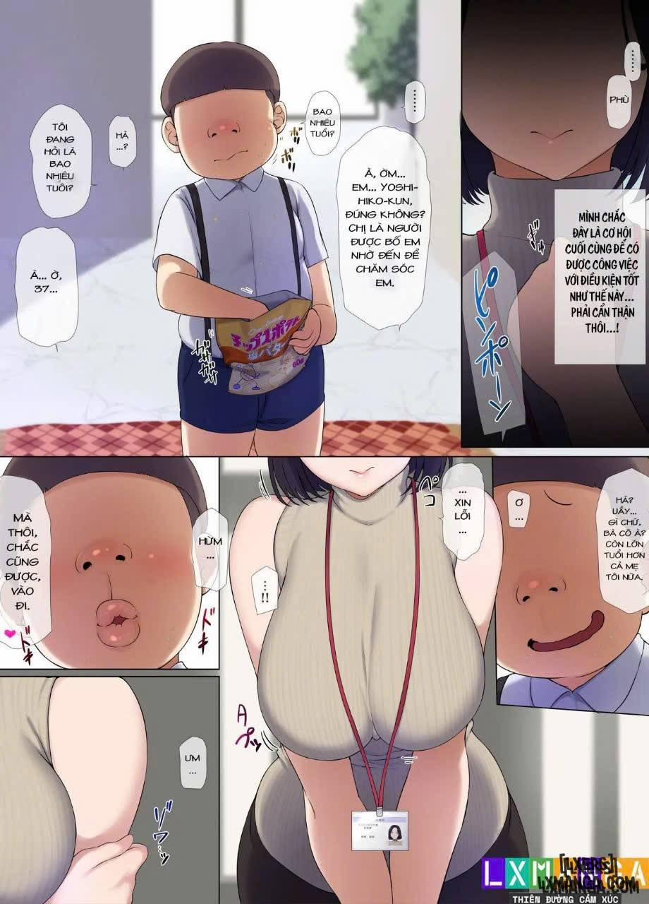 Hitozuma OL no Oshigoto wa Shachou no Musuko no Seishori Benki desu Oneshot trang 8