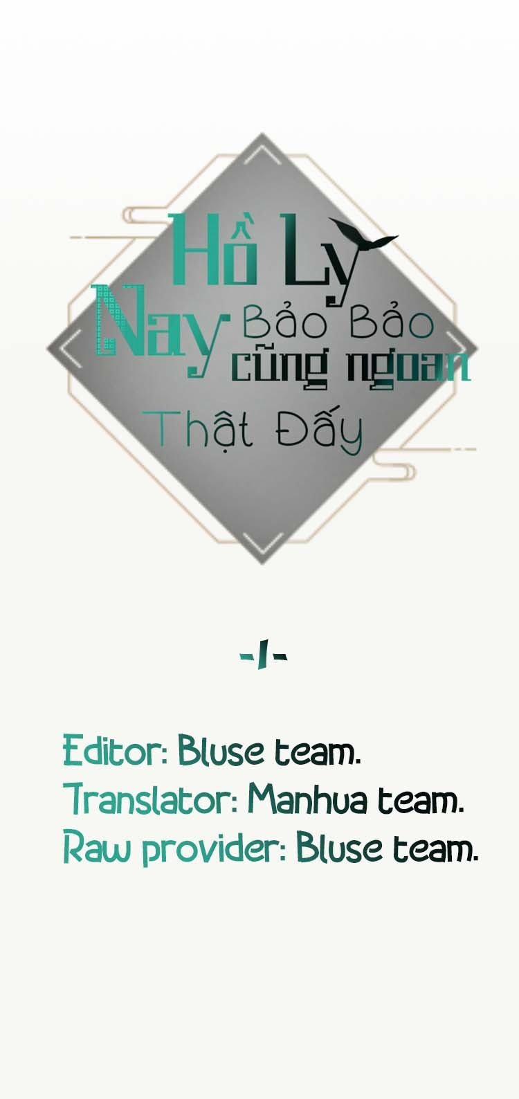 Hồ Ly Bảo Bảo Nay Cũng Ngoan Thật Đấy ! 2 trang 1