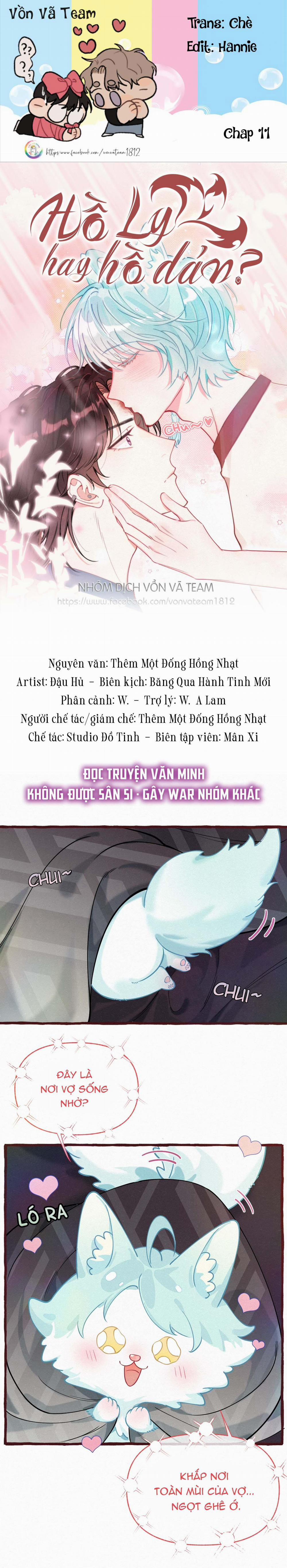 Hồ Ly Hay Là Hồ Dán Vậy? (END) 11 trang 0