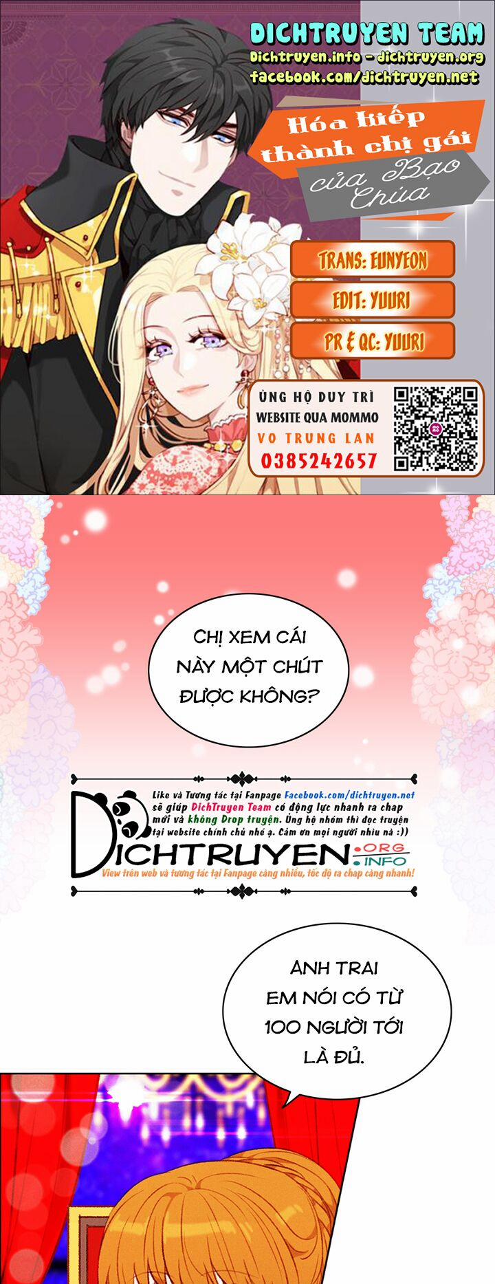 Hóa Kiếp Thành Chị Gái Của Bạo Chúa 82 trang 0