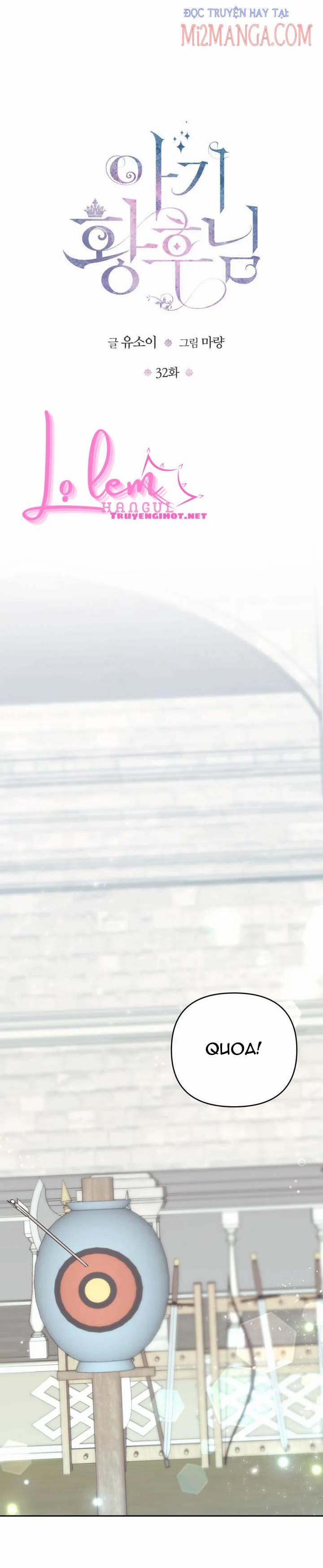 Hoàng Hậu Bé Bỏng 32 trang 3