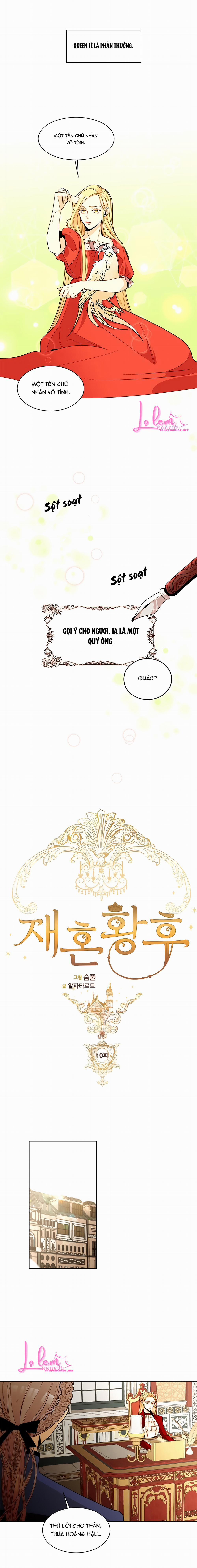 Hoàng Hậu Muốn Tái Hôn 10.1 trang 1