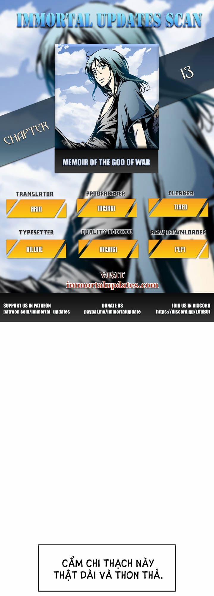 Hồi Ức Của Chiến Thần 13 trang 2