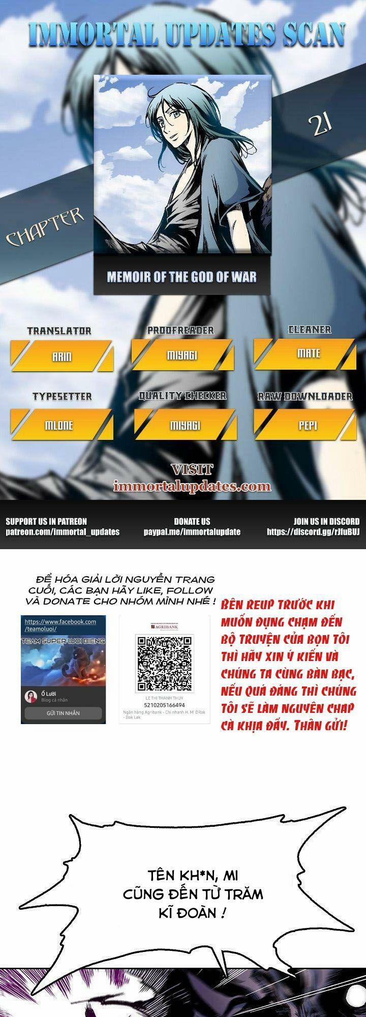 Hồi Ức Của Chiến Thần 21 trang 0