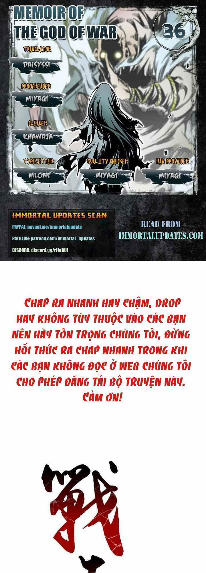 Hồi Ức Của Chiến Thần 36 trang 0