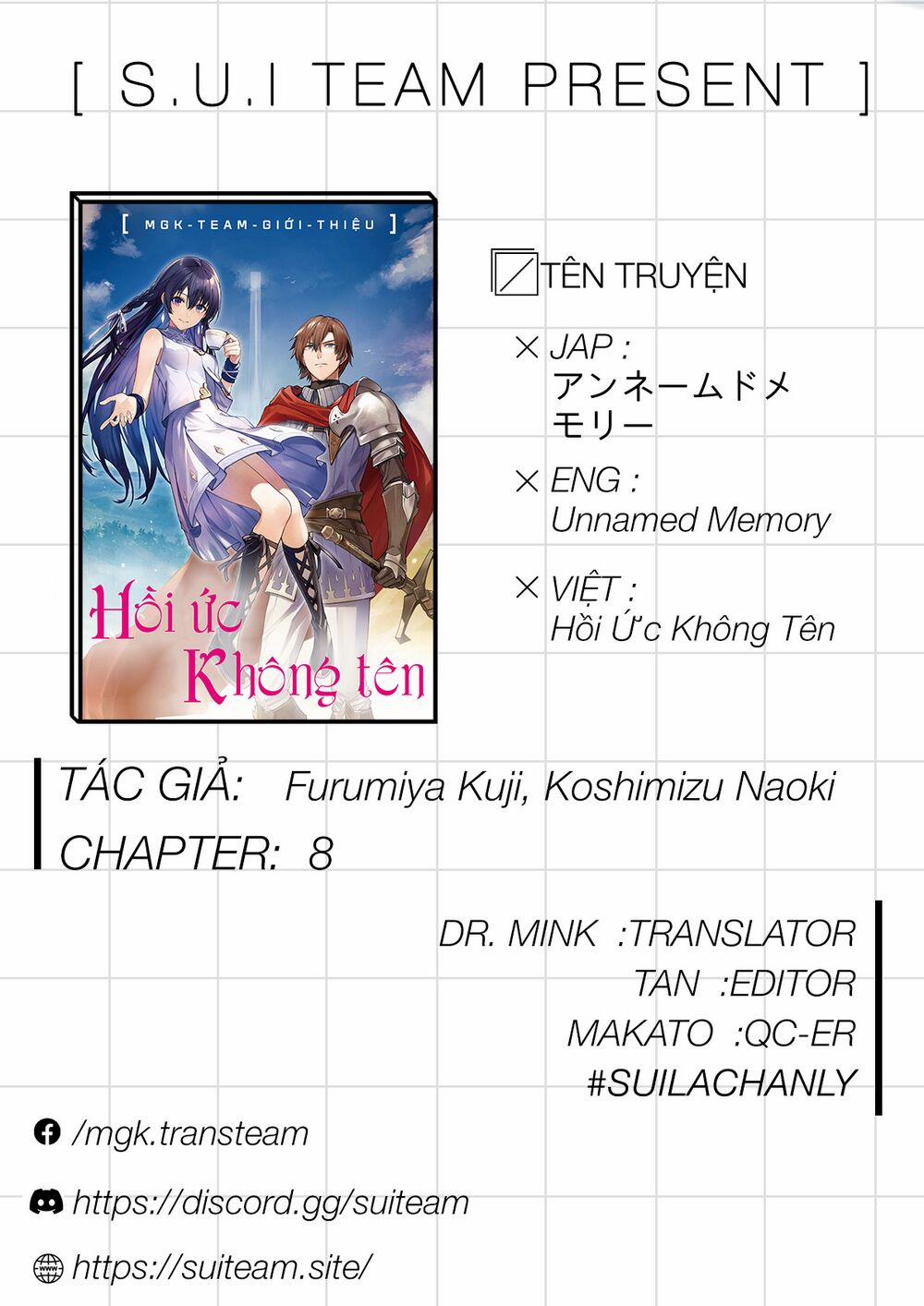 Hồi Ức Không Tên 8 trang 0